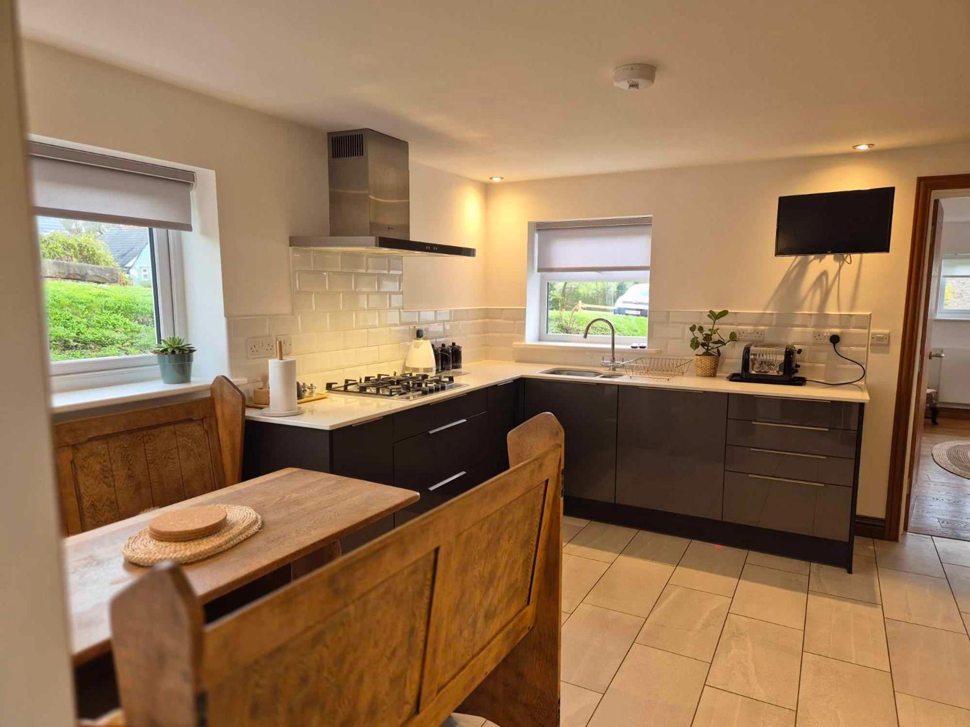 Poplars Cottage Usk Extérieur photo